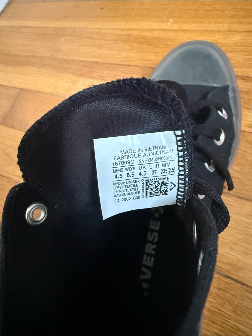 Converse - Chuck Taylor All Star CX High 'Black Wild Mango' - Picture 7 of 7